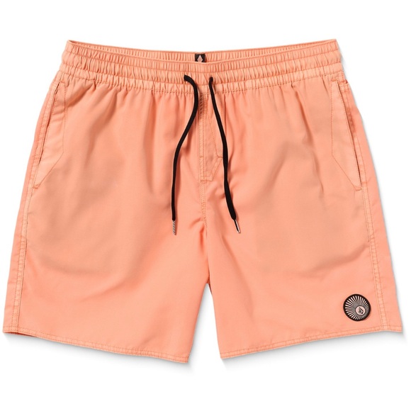 Volcom Lido Solid Volley Shorts - Picture 1 of 5